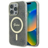 Guess GUHMP16LH4STW iPhone 16 Pro 6.3" barna keménytok IML 4G MagSafe
