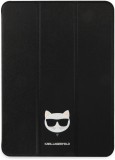 Guess iPad Pro (12.9") tablet könyvtok, fekete, Karl Lagerfeld Choupette Head Saffiano (KLFC12OCHK)