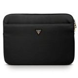 Guess Laptop táska GUCS13NTMLBK 13" fekete Nylon háromszög logóval
