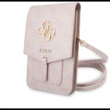 Guess PU 4G Metal Logo Phone Bag Pink tok (GUWBG4GFPI)