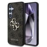 Guess PU 4G Metal Logo Samsung S936 Galaxy S25 Plus hátlapvédő tok barna (GUHCS25M4GMGBR)