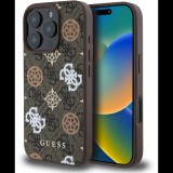 Guess PU 4G Peony MagSafe iPhone 16 Pro Brown tok (GUHMP16LP4PWPW)