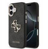 Guess PU Leather 4G Logo MagSafe Apple iPhone 17 (6.3) hátlapvédő tok fekete (GUHCP17S4GMGCGR)
