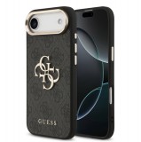 Guess PU Leather 4G Logo MagSafe Apple iPhone 17 Air (6.6) hátlapvédő tok fekete (GUHCP17M4GMGCGR)