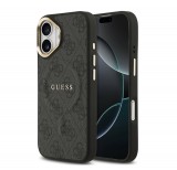 Guess PU Leather Classic Logo MagSafe Apple iPhone 17 (6.3) hátlapvédő tok fekete (GUHMP17SP4MSEGCK)