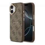 Guess PU Leather Classic Logo MagSafe Apple iPhone 17 Pro Max (6.9) hátlapvédő tok barna (GUHMP17XP4MSEGCW)