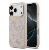 Guess PU Leather Classic Logo MagSafe Apple iPhone 17 Pro Max (6.9) hátlapvédő tok pink (GUHMP17XP4MSEGCP)