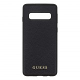 Guess Samsung S10e tok bőrhatású, fekete (GUHCS10LIGLBK) (GUHCS10LIGLBK)