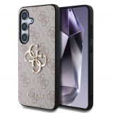 Guess Samsung S731B Galaxy S25 FE PU 4G Metal Logo hátlapvédő tok pink (GUHCS25FE4GMGPI)