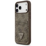 GUESS tok az IPHONE 17 Pro Max készülékhez GUHCP17XP4TPW (4G Double Card Triangle) arany színű