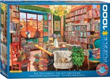 Guido Borelli - A régi könyvtár, 1000 db-os puzzle (EUROGRAPHICS, 6000-5888)