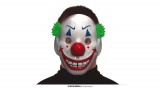 Guirca Horror gyilkos bohóc halloween farsangi jelmez kiegészítő - maszk