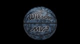 Gumi kosárlabda, 5-ös méret, kültérre/beltérre - WILSON MVP CAMO BLUE