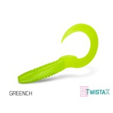 Gumihal Delphin TwistaX Eeltail UVs / 5db 6cm/GREENCH (101004021)