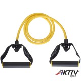 Gumikötél szivacsmarkolattal Trendy Gymtube gyenge sárga