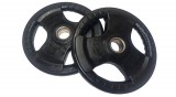 Gumírozott súlytárcsa, 51 mm-s - 2x15 kg S-SPORT