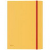 Gumis mappa, extra tasakkal, PP, A4, LEITZ "Cosy" melegsárga [3 db]