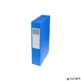 Gumis mappa, karton, A4, 60 mm, EXACOMPTA, kék