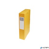 Gumis mappa, karton, A4, 60 mm, EXACOMPTA, sárga