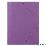 Gumis mappa, prespán, A4, DONAU 'Premium', lila