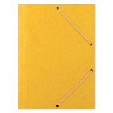 Gumis mappa, prespán, A4, DONAU Premium, citromsárga (D86431S)