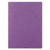 Gumis mappa, prespán, A4, DONAU Premium, lila (D86431L)