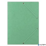 Gumis mappa, prespán, A4, DONAU "Premium", zöld