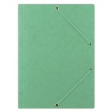 Gumis mappa, prespán, A4, DONAU Premium, zöld (D86431Z)
