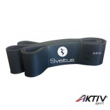 Gumiszalag Sveltus Powerband fekete 30-80 kg