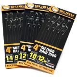 Guru Speedstop Ready Rig 4" 0.19mm size 16 előkötött horog 8db (GR004)