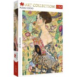 Gustav Klimt: A hölgy legyezővel 1000db-os puzzle - Trefl