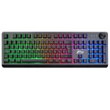 gWings 9160kb, USB, RGB LED, magyar, Fekete, Gamer Billentyűzet