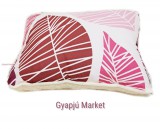 Gyapjú-pamut kispárna LEVELES mintával