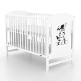 Gyerek kiságy New Baby MIA Zebra fehér