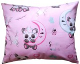 Gyerek mintás pamut kispárnahuzat - 40x50 cm / Édes panda