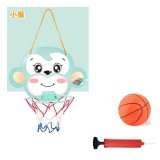 Gyerekeknek szánt mókás mini kosárpalánk labdával, otthoni szórakozáshoz