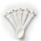 Gyermek evőeszköz készlet-Műanyag kanál készlet 13,5 cm 5 db-os