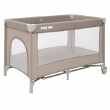 Gyermek utazóágy Baby Mix Simple bézs