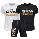 Gym is my therapy póló (fehér és fekete)+rövidnadrág