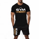 Gym is my therapy póló+ rövidnadrág (fekete)