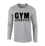 Gym lifestyle - hosszú ujjú felső (szürke)
