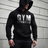 Gym lifestyle pulóver (fekete)
