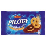 GYŐRI Pilóta étcsokoládés vaniliás karika 150g