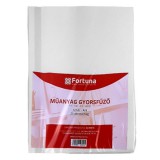 Gyorsfûzõ FORTUNA mûanyag fehér 25 darabos