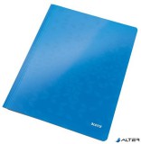 Gyorsfűző, laminált karton, A4, LEITZ "Wow", kék