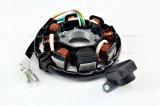 Gyújtás alaplap állórész 8 tekercses 4T, 4T 125ccm kínai robogóhoz