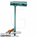 Gyújtógyertyakulcs 14x19 mm lapos csavarhúzó