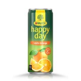 Gyümölcslé, 100, 0,33 l, dobozos, rauch "happy day", orange 64060