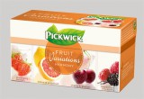 Gyümölcstea, 20x2 g, PICKWICK, eper-tejszín, citrom-grapefruit, vaddmeggy-joghurt, málna-szeder