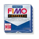 Gyurma, 56 g, égethető, FIMO "Effect", csillámos kék